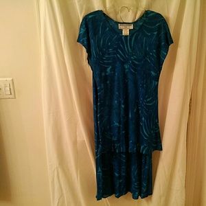 2 piece floor length maxi skirt set